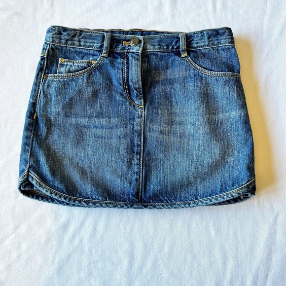 Crewcuts Other - Crewcuts denim mini skirt with adjustable waist